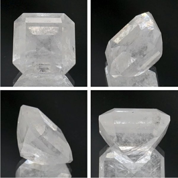 画像2: ルース フェナカイト エメラルドカット 約11.6ct ロシア産 不変 完全 達成 希少 レア 【一点物】 品番: 14779 (2)