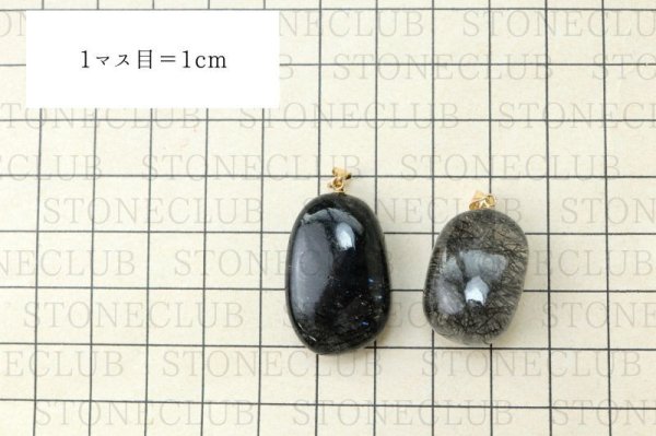 画像6: ペンダントトップ ブラックルチル ブラックトルマリンインクォーツ 18金ゴールド ブラジル産 日本製 ジュエリー 天然石 品番:14893 (6)