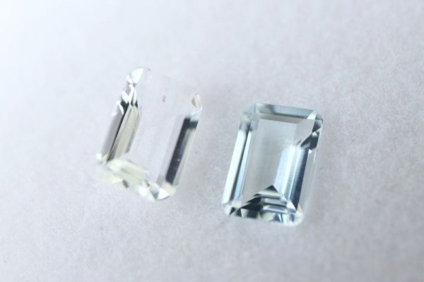 画像3: ルース　アクアマリン　約0.45ct　エメラルドカット　ブラジル産　生命　幸福　富　3月　誕生石　天然石　品番： 14899 (3)