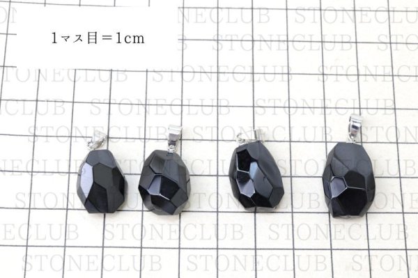 画像5: ペンダントトップ ブラックスピネル レギュラー ステンレス ミャンマー産 日本製 成功 目標達成 魔除け 厄除け 潜在能力 品番:14925 (5)
