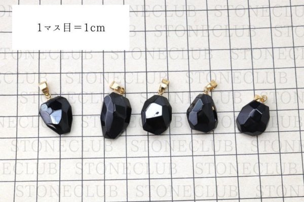 画像5: ペンダントトップ ブラックスピネル ゴールド GD ミャンマー産 日本製 成功 目標達成 魔除け 厄除け 潜在能力 品番:14924 (5)