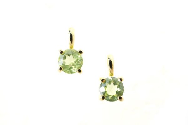 画像2: ペンダントトップ　バースデー　8月　ペリドット　約4mm　スクエア枠　パキスタン産　silver925　ゴールド　GD　日本製　チャーム　ジュエリー　天然石　※ポイント対象外　※ポイント付与対象外　品番：14942 (2)