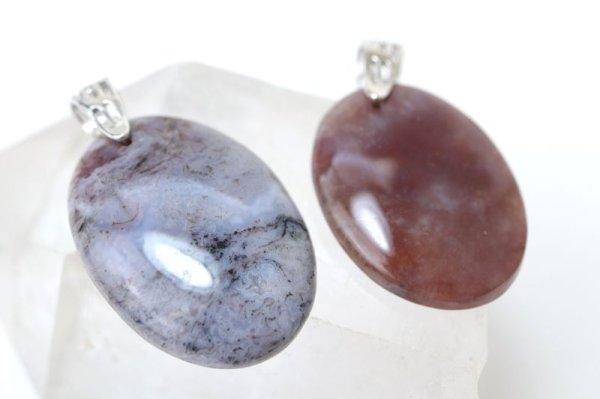 画像3: ペンダントトップ ジャスパー レギュラー シルバー SV ブラジル産 自信 リラックス ジュエリー 天然石 品番:14964 (3)