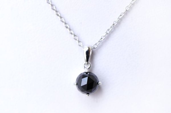 画像2: ネックレス スピネル シルバーTOP ステンレスチェーン付き ジュエリー 天然石 品番: 8252 (2)