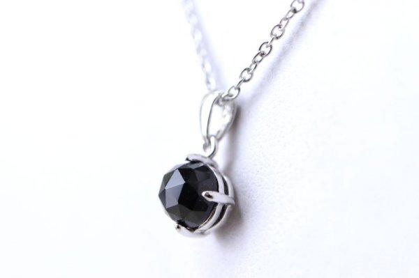 画像4: ネックレス スピネル シルバーTOP ステンレスチェーン付き ジュエリー 天然石 品番: 8252 (4)