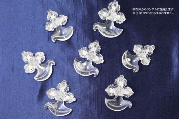 画像4: 置物 水晶 チベット法具 十字金剛斧 金剛杵 曲刀 クォーツ 浄化 エネルギー お守り 彫り物 天然石 品番: 8102 (4)