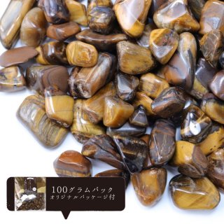 さざれ サンストーン 中粒 約100g パッケージ付き 幸福 幸運 金運