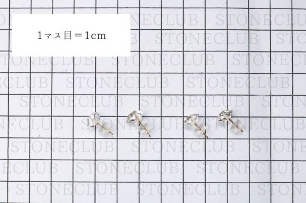 画像5: ピアス ハーキマーダイヤモンド 突き刺し型 18金ゴールド アメリカ産 日本製 光沢 夢 実現 ジュエリー 天然石 品番: 15101 (5)