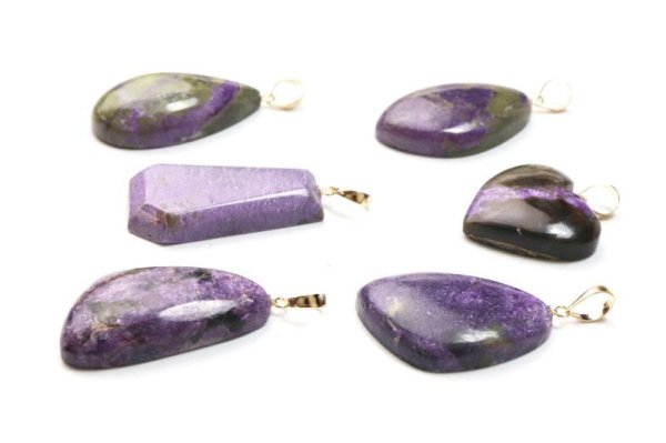 画像5: ペンダントトップ　スティヒタイト　18金ゴールド　オーストラリア産　日本製　平和　癒し　ジュエリー　天然石　品番：15106 (5)