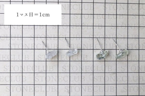 画像6: 【自社製アクセサリー10点以上でクーポン使用後30%OFF対象商品(クーポン番号:AC30)】ピアス アクアマリン さざれカット 突き刺し型 シルバー SV ブラジル産 日本製 幸福 聡明 ジュエリー 天然石 ※ポイント対象外 品番:15304 (6)