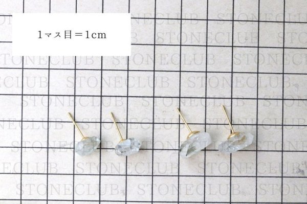 画像6: 【自社製アクセサリー10点以上でクーポン使用後30%OFF対象商品(クーポン番号:AC30)】ピアス アクアマリン さざれカット 突き刺し型 ゴールド GD ブラジル産 日本製 幸福 聡明 ジュエリー 天然石 ※ポイント対象外 品番:15305 (6)