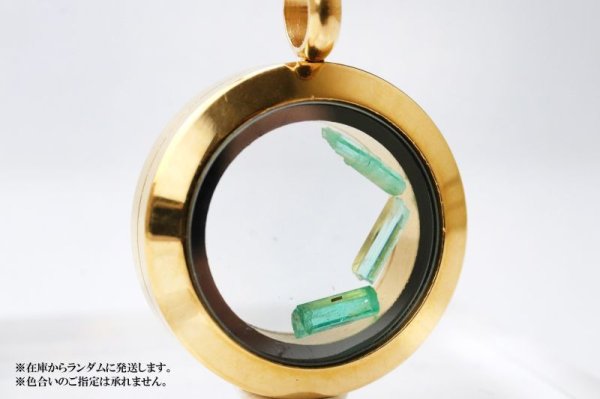 画像3: ペンダントトップ エメラルド ゴールド 小 コロンビアチボー産 芸術的才能の開花 5月誕生石 ジュエリー 天然石 品番:15317 (3)