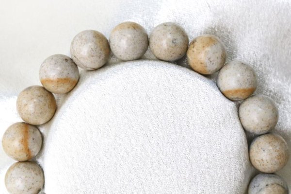 画像3: 【日本銘石】ブレス トルマリンイン姫川薬石 〈新潟県〉 約10mm 健康 癒し 不変 天然石 品番:15326 (3)