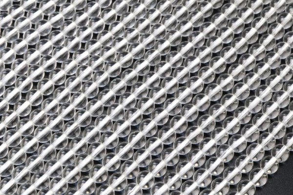 画像3: 連 天然水晶 TOPランク 丸 約6mm ブラジル産 日本製 クォーツ 浄化 再生 毒素の排除 調和 天然石 品番:15376 (3)