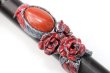 画像6: クリスタルワンド　水晶ｘラブラドライト　薔薇　バラ　エネルギー　浄化　ヒーリング　お守り　再生　調和　癒し　天然石　品番：15408 (6)