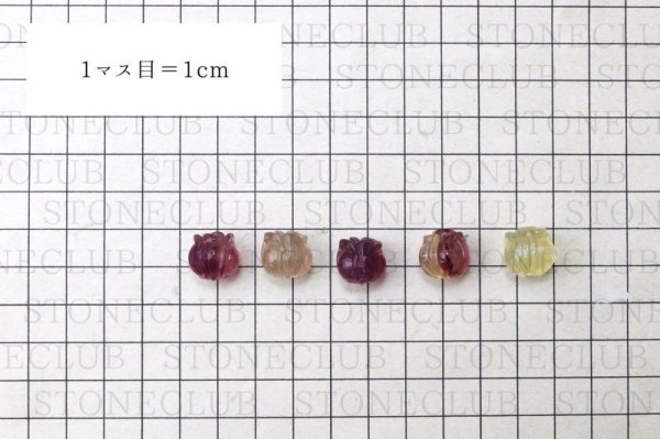 画像7: 置物 ミニ彫り物 フローライト バラ 1個 薔薇 ローズ 愛情 情熱 金運 夢叶う 癒し 浄化 天然石 品番: 15452 (7)