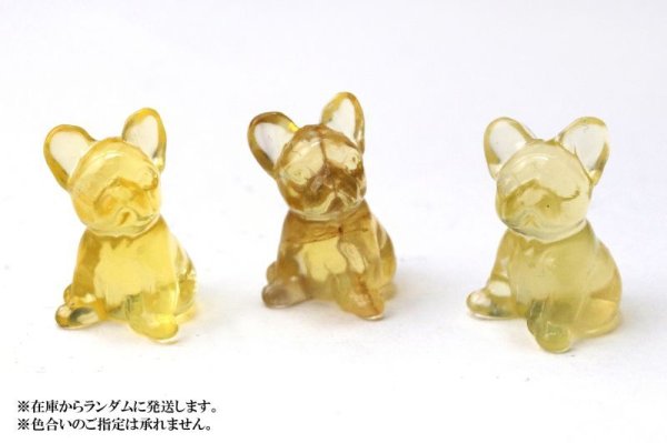 画像8: 置物 ミニ彫り物 フローライト ブルドッグ 1個 忠義 邪気を払う 創造力 癒し 浄化 天然石 品番: 15466 (8)