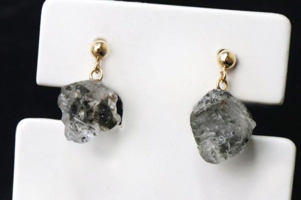 画像5: ピアス フェナカイト 18金ゴールド ロシア産 日本製 不変 完全 達成 希少 ジュエリー 天然石 品番: 15538 (5)