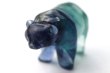 画像2: 置物　ミニ彫り物　フローライト　クマ　1個　金運　風水　癒し　浄化　天然石　品番： 15549 (2)
