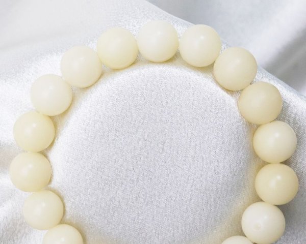 画像3: 【パワーズウッド】ブレス 菩提根 〈インド、ミャンマー、中国〉 約12mm 聖なる浄化 英知 天然木 品番:15587 (3)