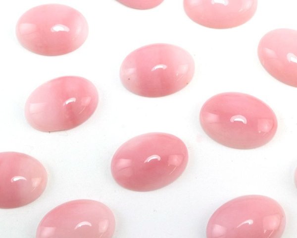 画像2: 【現品限り】ルース 高品質 ピンクオパール 約13×18mm 希望 幸運 愛 ジュエリー 天然石 品番: 15666 (2)