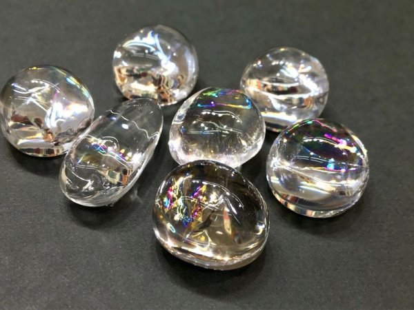 画像2: ルース アイリスクォーツ 虹入り水晶 天然石 品番:15669 (2)