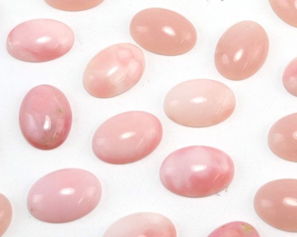 画像2: 【現品限り】ルース ピンクオパール 約13×18mm 希望 幸運 愛 ジュエリー 天然石 品番: 15665 (2)
