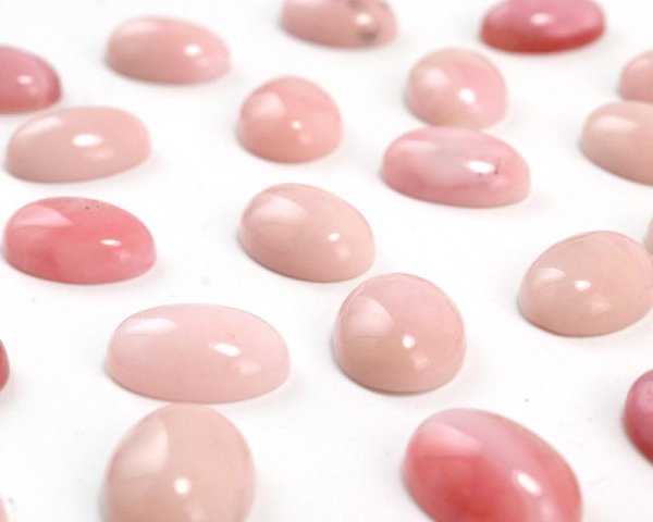 画像3: 【現品限り】ルース ピンクオパール 約10×14mm 希望 幸運 愛 ジュエリー 天然石 品番: 15663 (3)