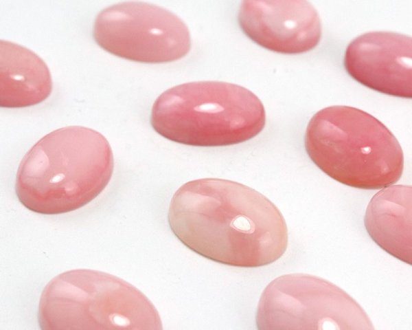 画像3: 【現品限り】ルース 高品質 ピンクオパール 約10×14mm 希望 幸運 愛 ジュエリー 天然石 品番: 15664 (3)