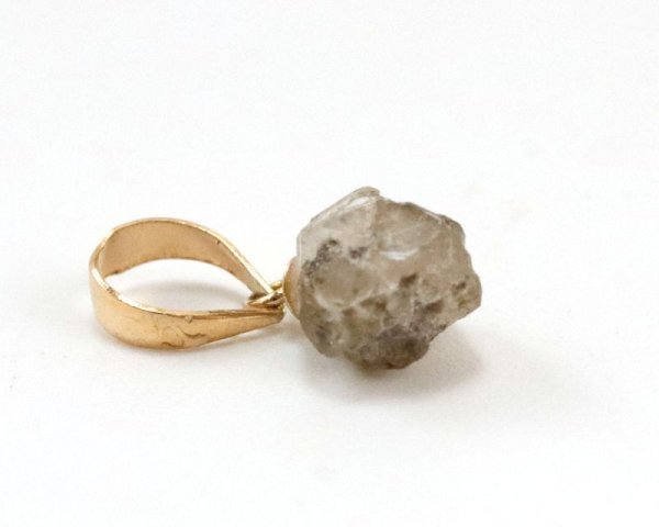 画像4: ペンダントトップ フェナカイト原石 ロシア産 1.3ct K18 GD 日本製 不変 完全 達成 品番:15688 (4)