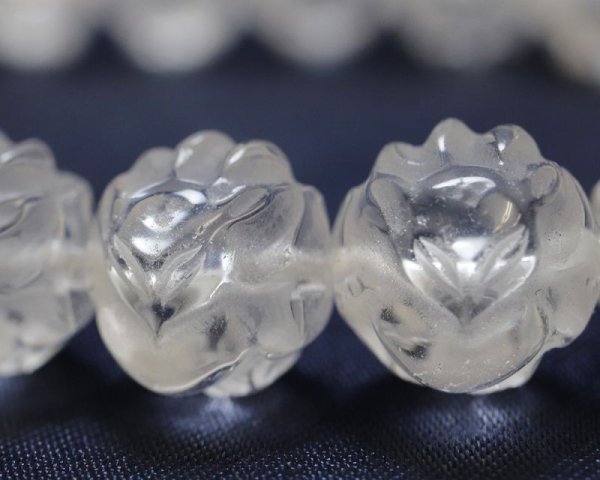 画像4: ブレス 九尾の狐 11mm 水晶 幸福 金運 運気 癒し 天然石 品番: 15722 (4)
