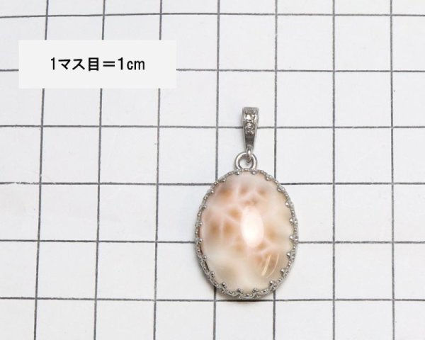 画像5: ペンダントトップ 原石 トムソナイト<インドネシア産> ステンレス316 日本製 SV パワーストーン ジュエリー 天然石 品番:15764 (5)