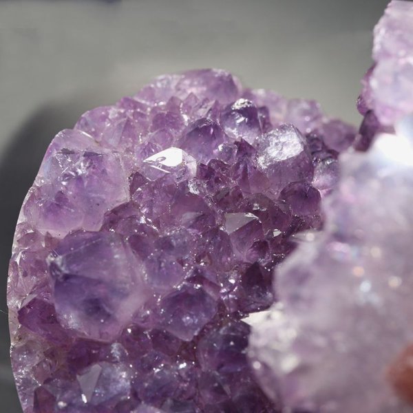 画像3: 【一点物】置物　笑口アメジストジオード　約429g　ブラジル産　紫　パープル　風水　運気　金運　財運　パワーストーン　品番：15805 (3)