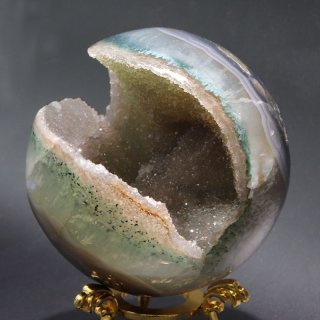 一点物】置物 笑口アメジストジオード 約588g ブラジル産 紫 パープル