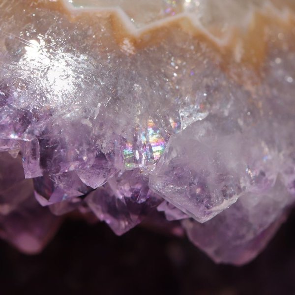 画像5: 【一点物】置物　笑口アメジストジオード　約429g　ブラジル産　紫　パープル　風水　運気　金運　財運　パワーストーン　品番：15805 (5)