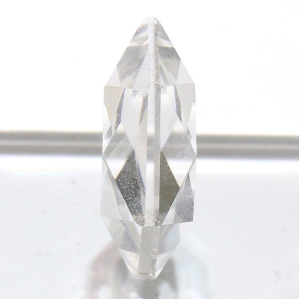 画像2: ペンダントトップ 水晶 六芒星 (穴なし) ブラジル産 クォーツ 浄化 クリスタル 籠目紋 パワーストーン 天然石 品番:15914 (2)