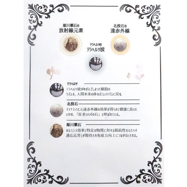 画像5: ブレス カタコランヌ プレミアムブレス 姫川薬石×テラヘルツ×北投石 約6〜12mm 健康 美容 血行促進 薬石 品番:15945 (5)