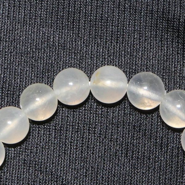 画像3: 【日本銘石】ブレス 静岡水晶 Sランク透明白<静岡県> 約10mm 霊石 浄化 厄除け 洞察力 直観力 パワーストーン 天然石 品番:15964 (3)
