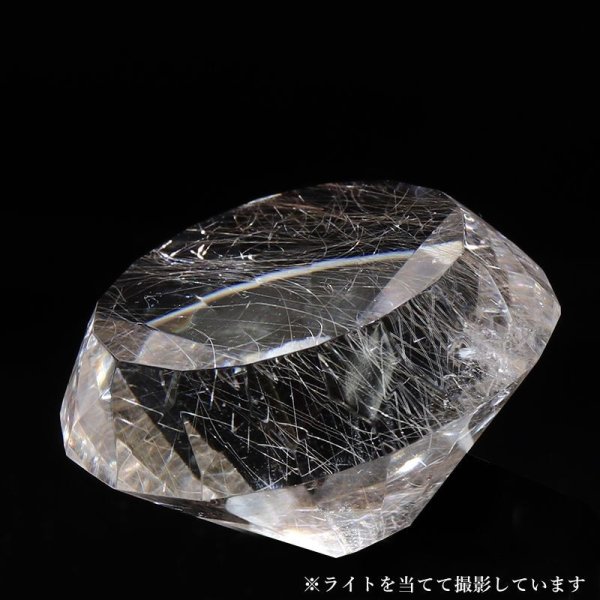 画像2: 【現品限り】 置物 スモーキーシルバールチル ダイヤモンドカット 金運 不屈の精神 安らぎ 安心感 邪気払い 品番:15774 (2)