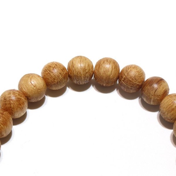 画像3: 【パワーズウッド】ブレス　熊野本宮椎〈和歌山県〉　丸　約8mm　金運招福　子孫?栄　日本製　品番：16116 (3)