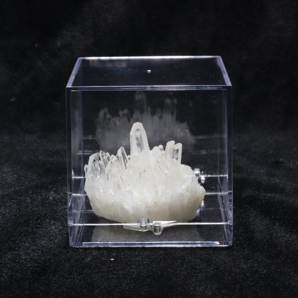 画像3: ディスプレイ 鉱物用クリアケース 約6.5×6.5cm 1個 プラスチック 透明 保管 品番:16145 (3)