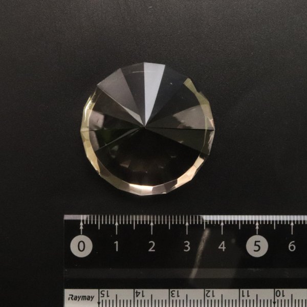 画像3: 【現品限り】 置物 スモーキークォーツ ダイヤモンドカット 金運 不屈の精神 安らぎ 安心感 邪気払い 品番:15775 (3)