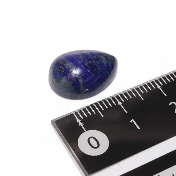 画像4: ルース ラピスラズリ ドロップカット 約12×16mm アフガニスタン産 ケース付き 邪気を払う 判断力 直感力を高める 天然石 ※ポイント対象外 品番:16194 (4)