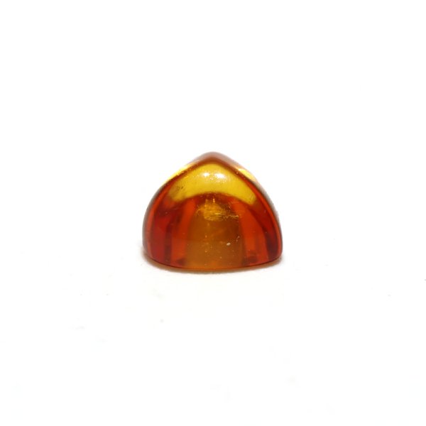 画像2: ルース アンバー トリリアントカット 約5mm リトアニア産 ケース付き 金運 お守り 勝負 品番:16201 (2)