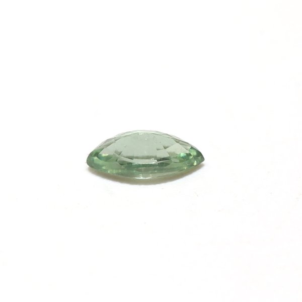 画像2: ルース ファンシーサファイヤ グリーン マーキスカット 約2×5mm スリランカ産 ケース付き 誠実 慈愛 徳望 天然石  品番:16199 (2)