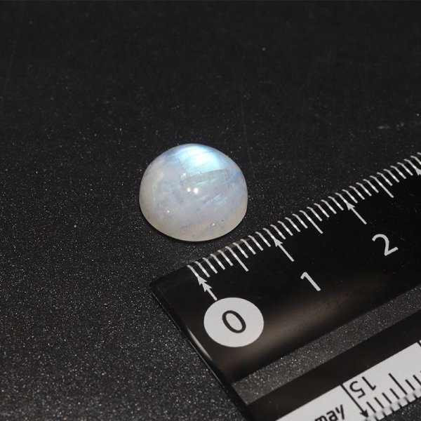 画像4: ルース ムーンストーン ラウンドカット 約12mm スリランカ産 ケース付き 人間の情緒 社交性 喜び 天然石 品番:16198 (4)