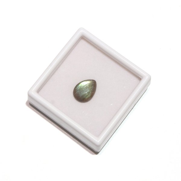 画像5: ルース ラブラドライト ドロップカット 約11×15mm マダガスカル産 ケース付き 運気上昇 幸運 縁起 自由 夢 ヒーリング 天然石 品番:16210 (5)