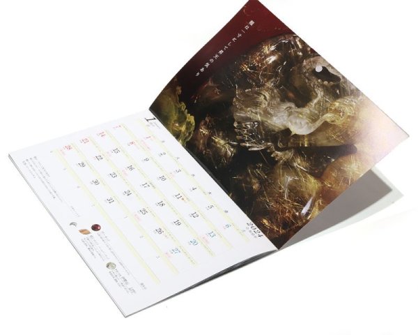 画像3: 2024年 令和6年度 辰(たつ)天然石 カレンダー 1月始まり 日曜始まり 品番:16206 (3)