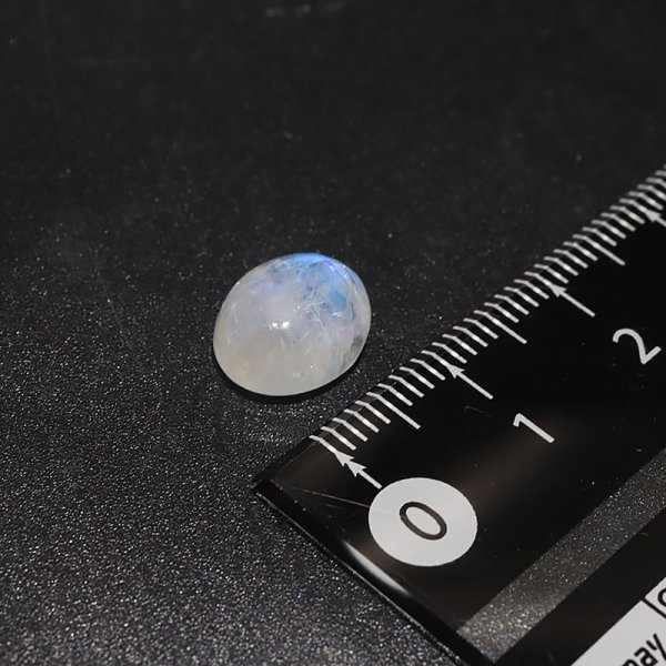 画像4: ルース ムーンストーン オーバルカット 約9×11mm スリランカ産 ケース付き 人間の情緒 社交性 喜び 天然石 品番:16227 (4)
