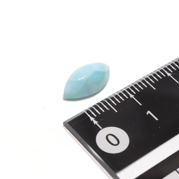 画像4: ルース ラリマー マーキスカット 約6×12mm ドミニカ産 ケース付き 不安をやわらげる 浄化 天然石 品番:16224 (4)